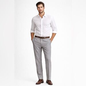 Lauren Ralph Lauren Men’s Gray Dress Pants 33x30 Modern Fit Stretch